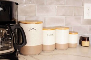 Coffee and/or coffee maker - Central, Stylish & Walkable Studio w/Parking in OB (San Diego)