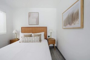 1 bedroom, iron/ironing board, travel crib, WiFi