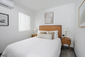 1 bedroom, iron/ironing board, travel crib, WiFi