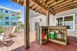 Terrace/patio - Blessing on the Bay- North Cape Bay Front (Port St. Joe)