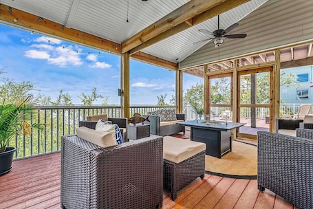 Terrace/patio. Blessing on the Bay- North Cape Bay Front