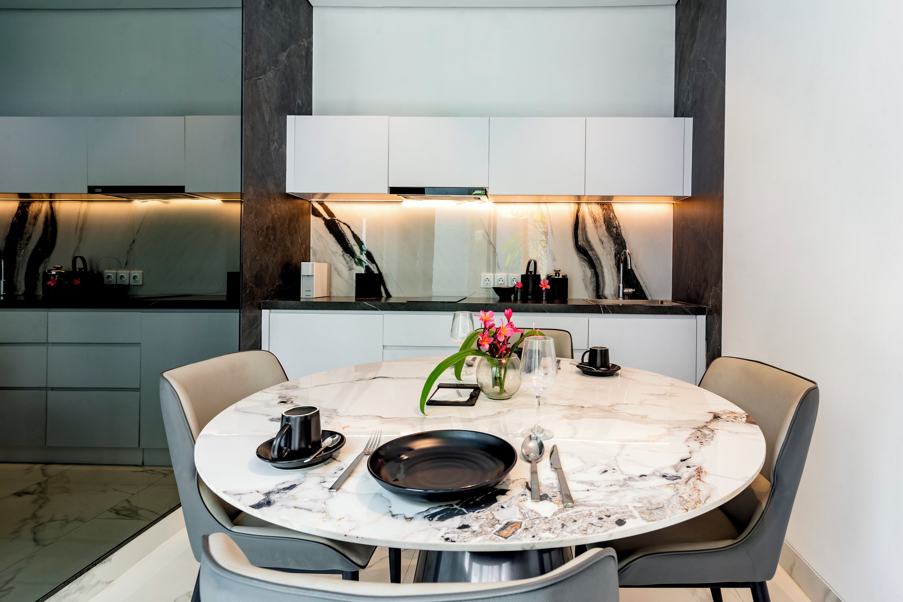 Luxury Villa, 1 King Bed, Private Pool | Living area