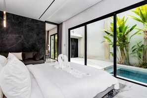 Luxury Villa, 1 King Bed, Private Pool | Desk, laptop workspace, free WiFi - Anoya Boutique Villa (Kerobokan)