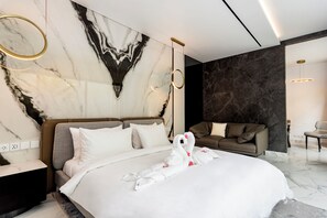 Luxury Villa, 1 King Bed, Private Pool | Desk, laptop workspace, free WiFi - Anoya Boutique Villa (Kerobokan)