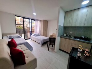 1 chambre, fer et planche à repasser, Wi-Fi gratuit, draps fournis