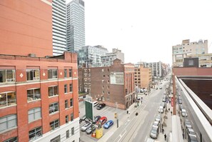 Uitzicht vanaf balkon