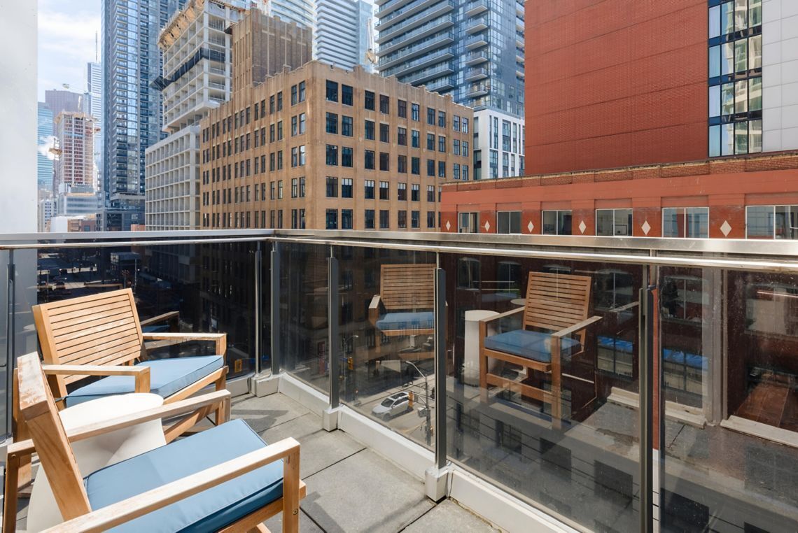 Standard-Loft, 1 King-Bett | Balkon