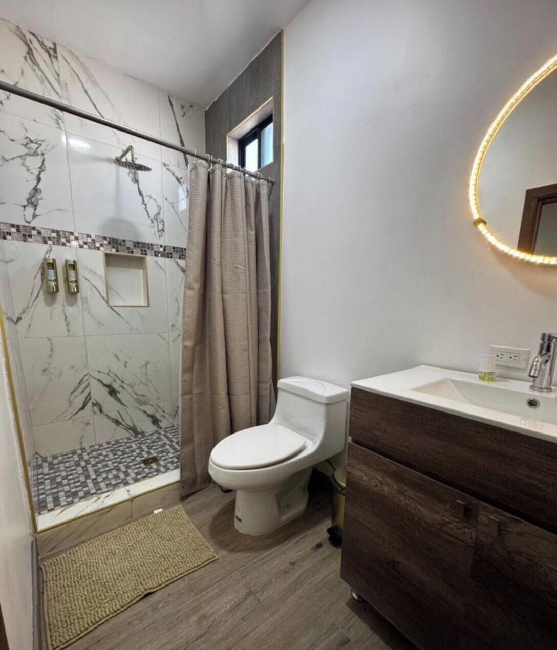 Towels, soap, toilet paper