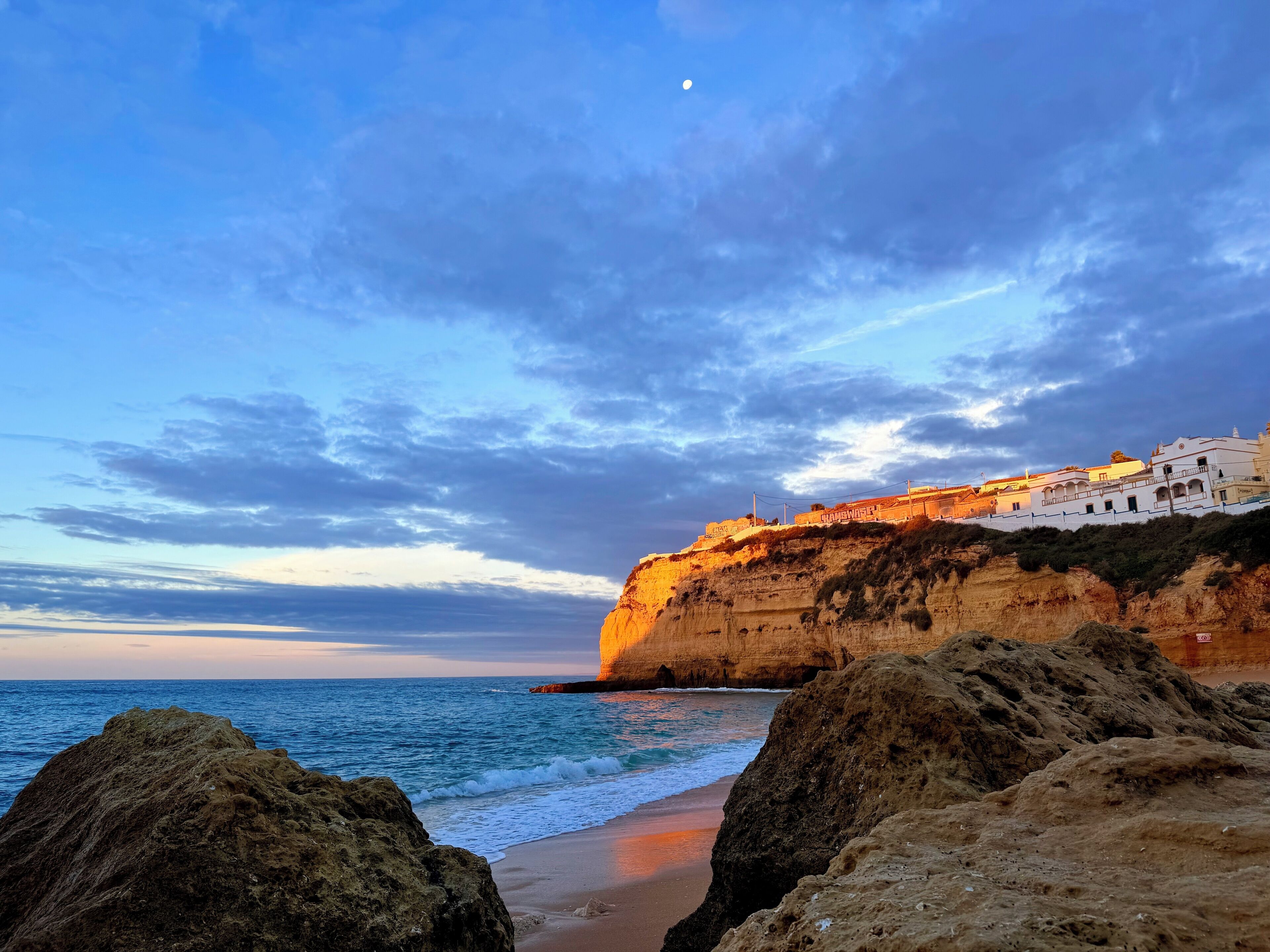 Sun-loungers, beach towels