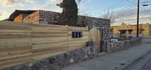 Oliver's Travels. Historic restored adobe centric studio.