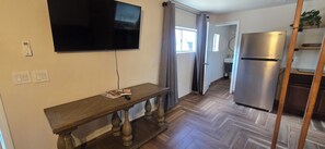 Interior - Oliver's Travels. Historic restored adobe centric studio. (Las Cruces)