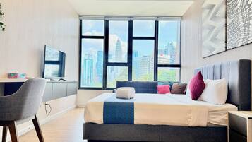 Deluxe-Studio, Stadtblick | Blick auf die Stadt