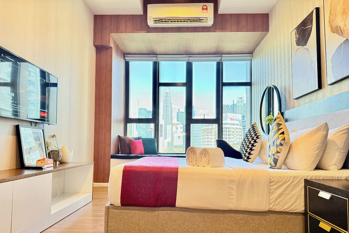 Deluxe-Studio, Stadtblick | Blick auf die Stadt