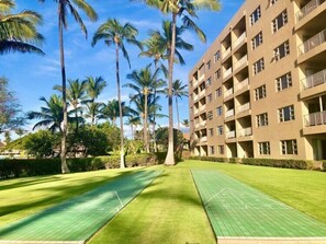 Sports court - Oceanfront and beach front - Menehune Shores 411 (Kihei)