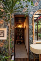 Glasshouse | Bathroom | Separate tub and shower, hair dryer, towels, soap