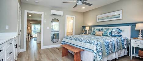 1 slaapkamer, een strijkplank/strijkijzer, gratis wifi, beddengoed