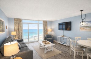 TV - OCEANFRONT Condo in N. Myrtle Beach Indoor & Outdoor pools & Lazy River. Sleep 6 (North Myrtle Beach)
