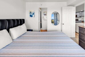 4 bedrooms, iron/ironing board, travel cot, WiFi