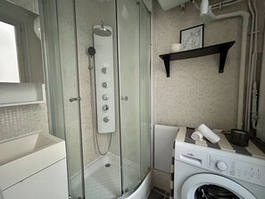 Hair dryer, towels - BnBNook - Cozy 1BR by Canal Saint-Martin (Paris)