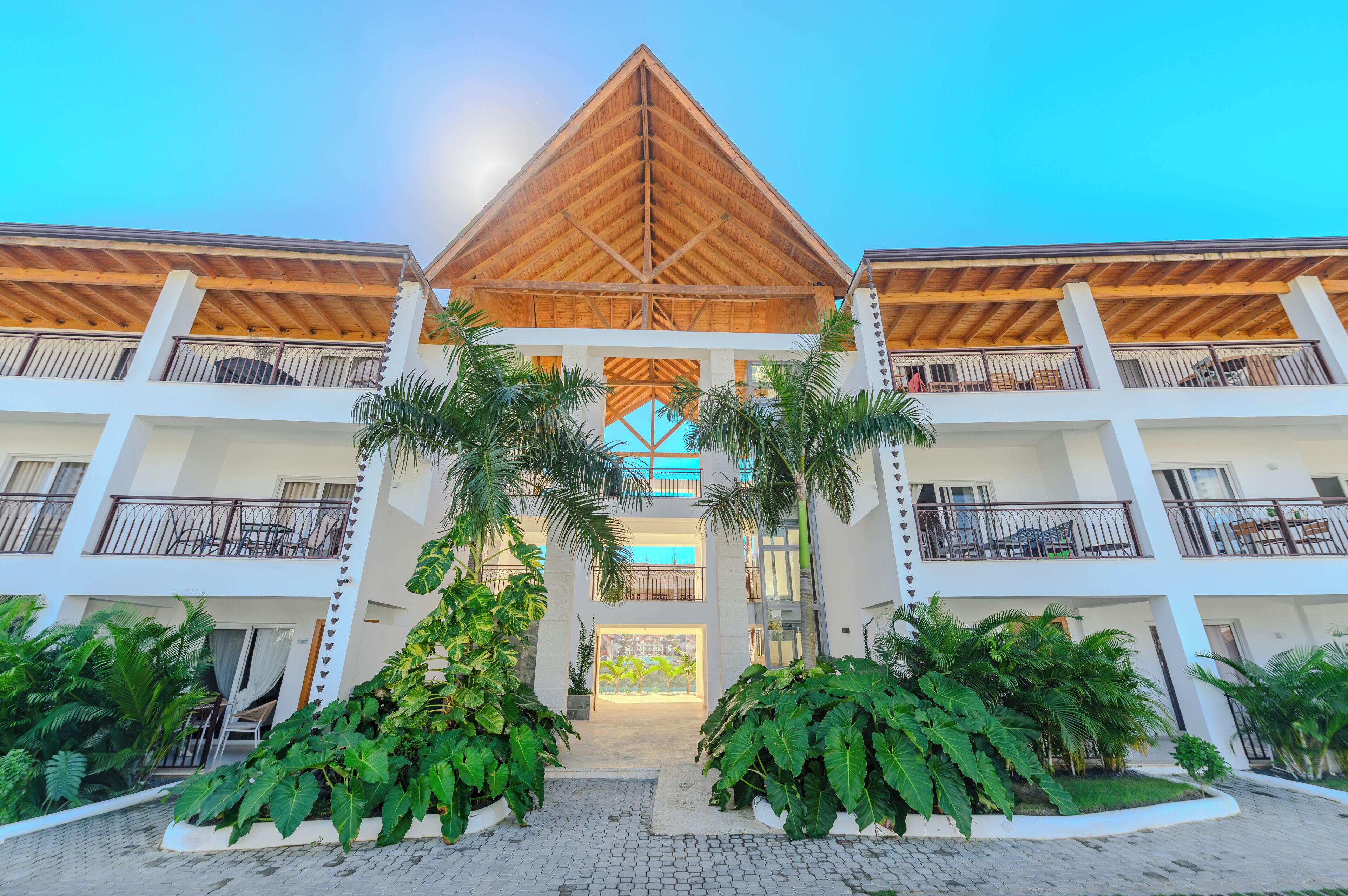 Voorkant van accommodatie