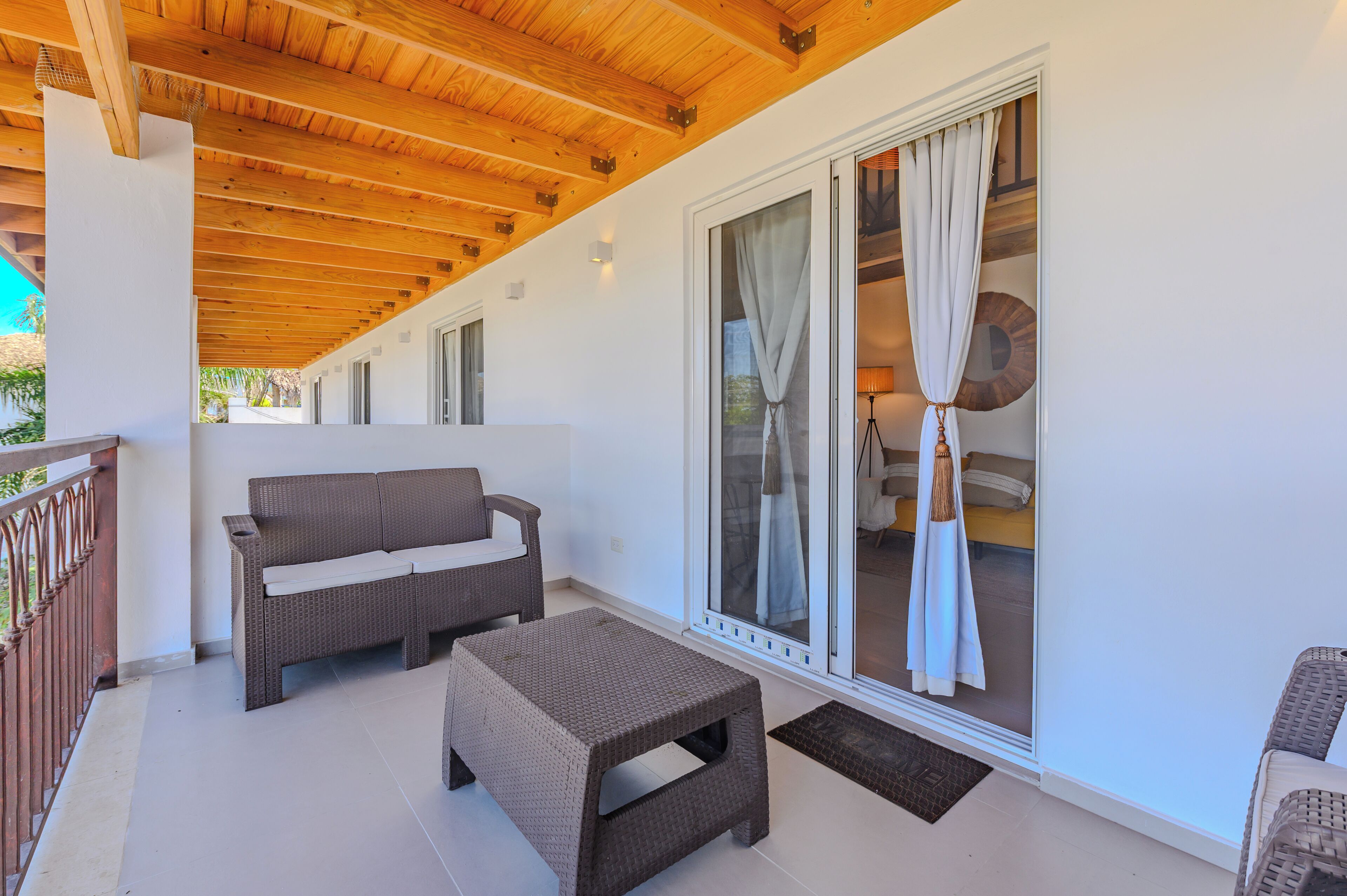 Superior-Apartment, Balkon, Stadtblick | Terrasse/Patio