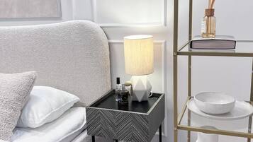 1 bedroom, iron/ironing board, bed sheets