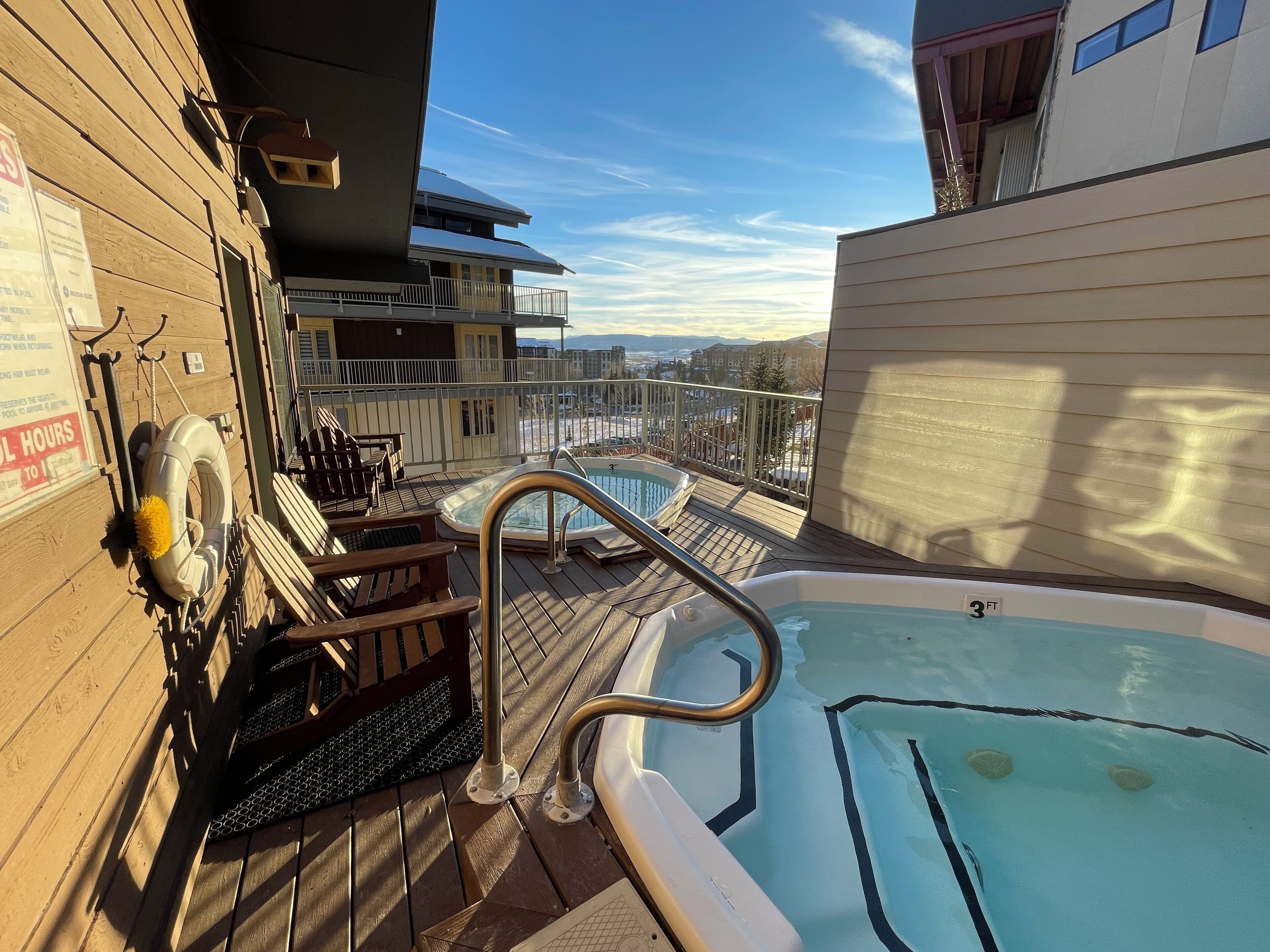 Bain à remous extérieur