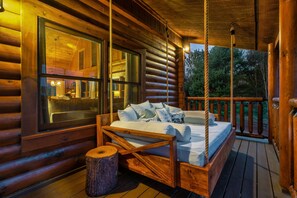 Terrace/patio - New Listing! Peaceful Wears Valley Cabin w/Hot Tub, FP & Loft Sleeping Spaces (Sevierville)