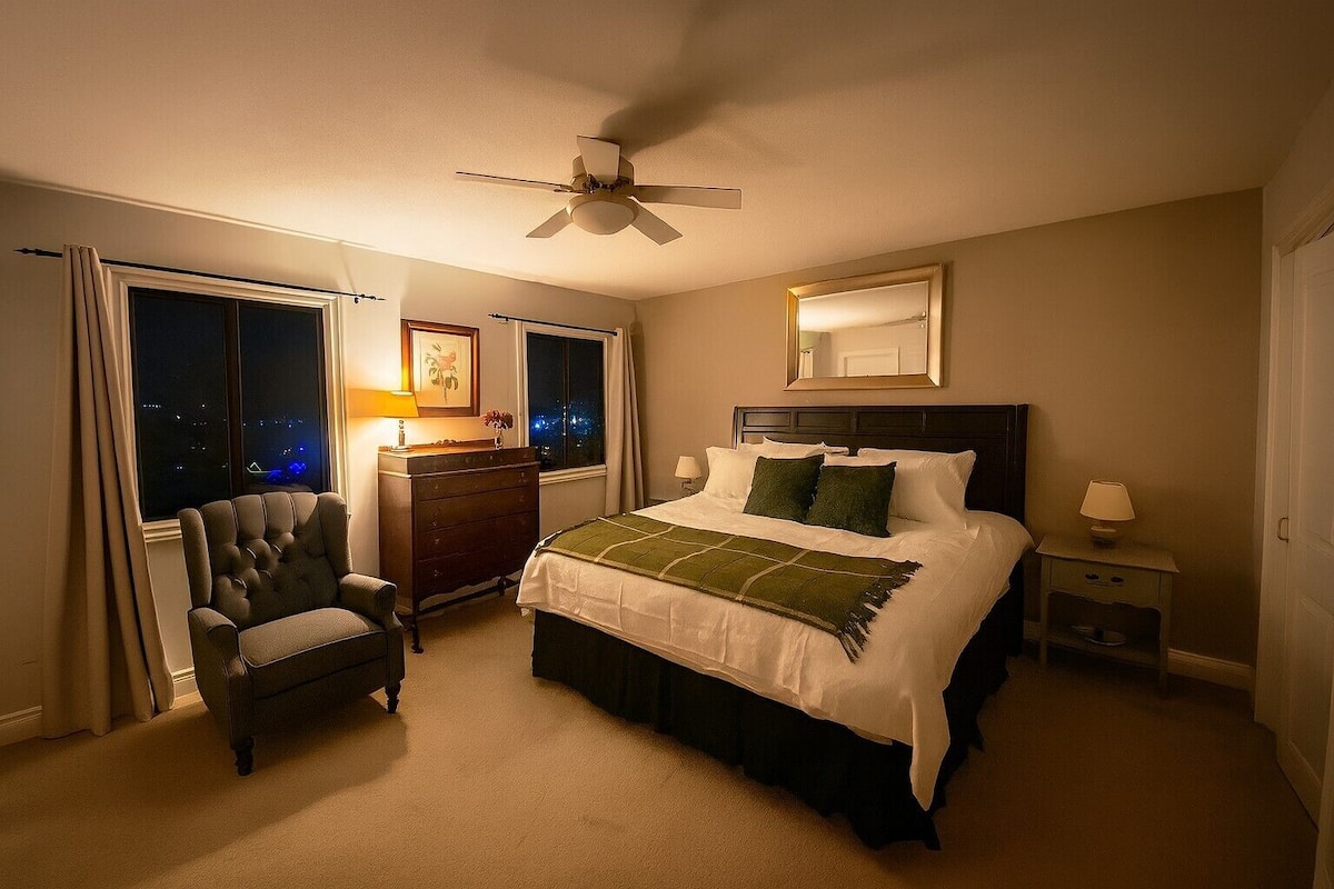 Habitación Confort, vistas al valle | Ropa de cama de alta calidad, tabla de planchar con plancha, wifi gratis