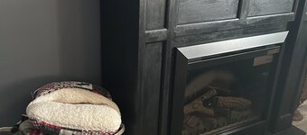 With a view of the famous Miramichi River....Come stay at Poppy Jacks place..