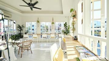 Vue depuis l’hébergement