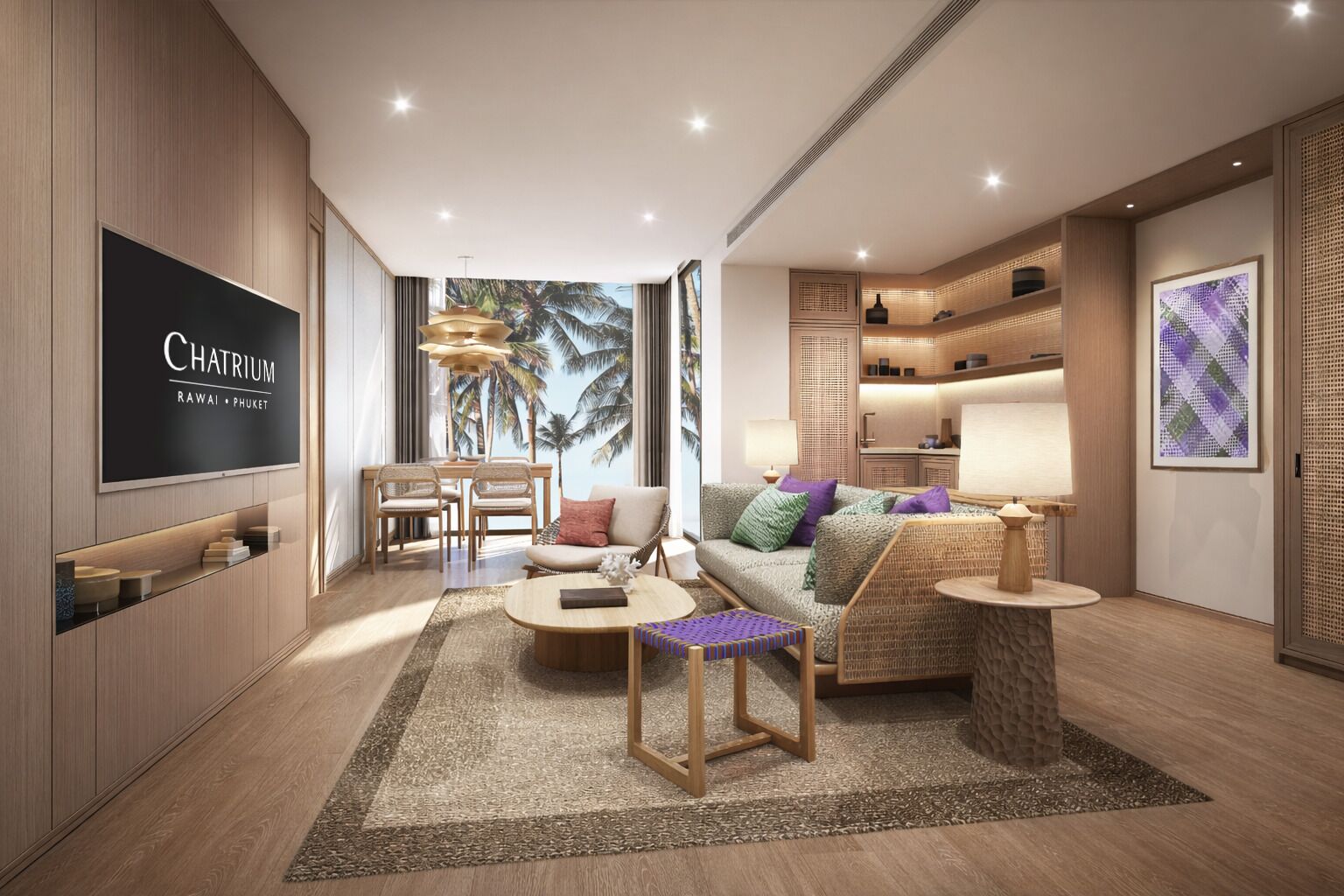 Suite Sea View King 2 Bedroom | Coin séjour