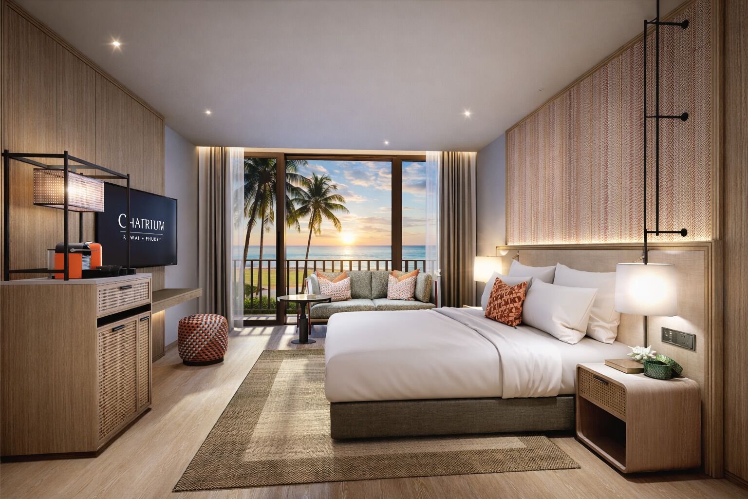 Deluxe Beachfront King | Coffres-forts dans les chambres, Wi-Fi gratuit