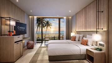Deluxe Beachfront Twin | In-room safe, free WiFi