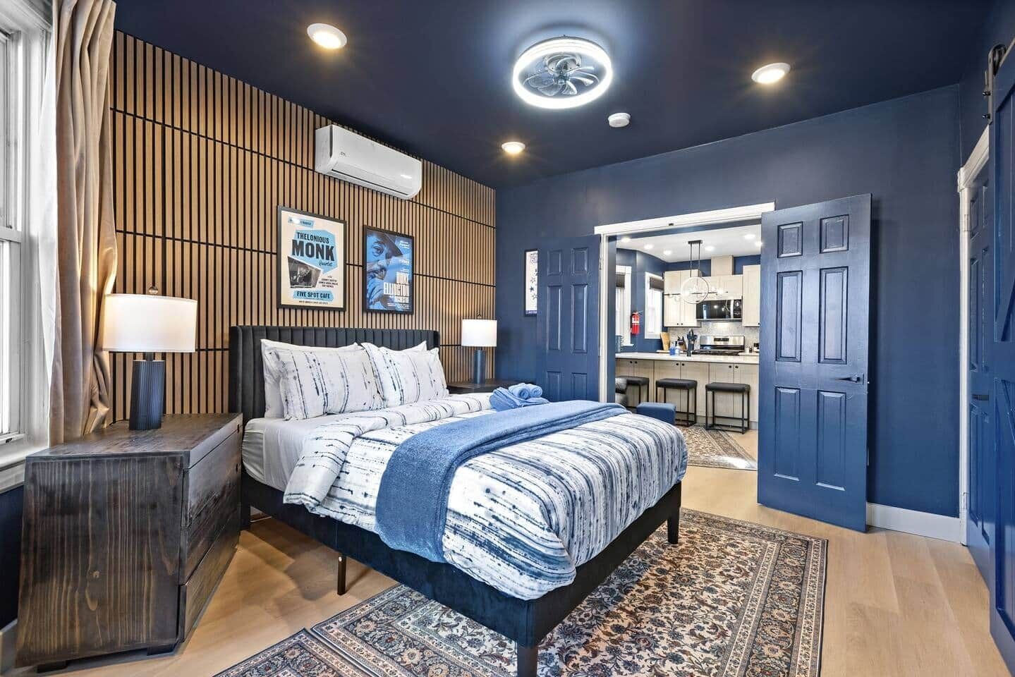 3 bedrooms, desk, iron/ironing board, free WiFi