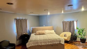 1 chambre, fer et planche Ă repasser, Wi-Fi, draps fournis