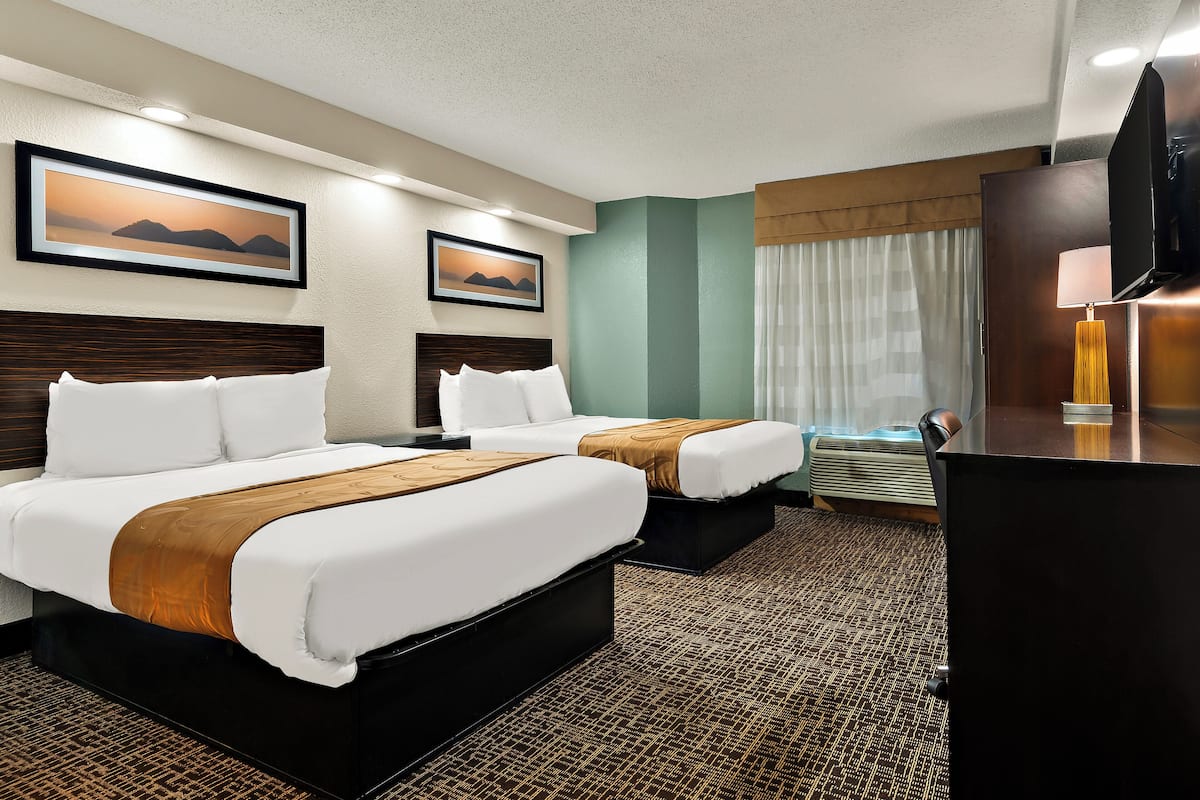 Kahden hengen huone (yksi tai kaksi sänkyä), tupakointi kielletty | Työpöytä, silitysrauta/-lauta, ilmainen Wi-Fi