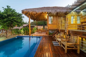 Family Villa, 2 Bedrooms, Private Pool, Garden View | Individually decorated, individually furnished, desk, laptop workspace - Catappa Village Lombok (Sekotong Barat)