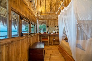 Deluxe Villa, 1 Queen Bed, Ocean View, Beachfront | Individually decorated, individually furnished, desk, laptop workspace - Catappa Village Lombok (West Nusa Tenggara)