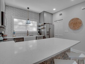 Fridge, microwave, oven, stovetop - New Listing! Completely renovated, closest cottage to the beach! (Miramar Beach)