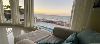 Elegant, Private 2 Bedroom Beachfront Villa with Pool and Mountain Views