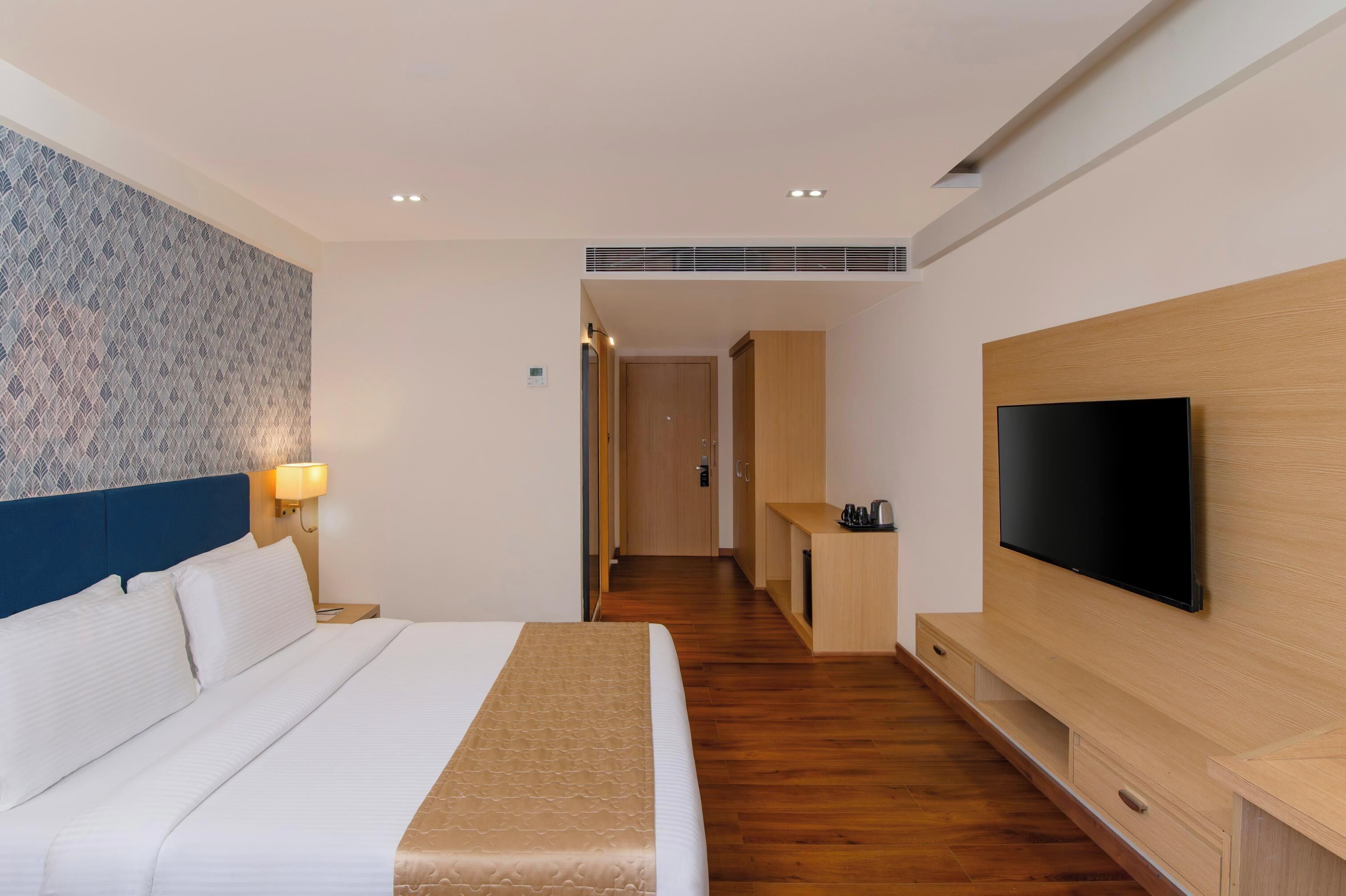 高級雙人房 | 書桌、免費無線上網