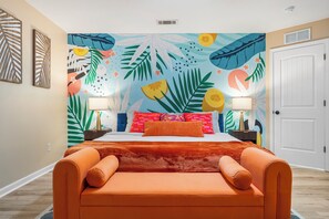 5 chambres, fer et planche à repasser, Wi-Fi, draps fournis