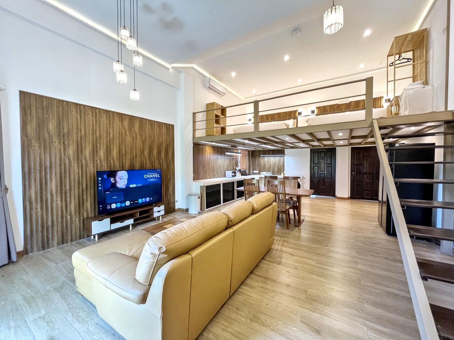 Apartemen, 1 kamar tidur, balkon, pemandangan kebun | Ruang keluarga