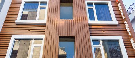 Façade de l’hébergement