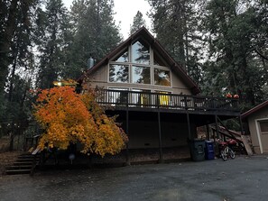 Exterior - Cozy Mountain A-Frame with Large Windows & Forest Views (Pioneer)