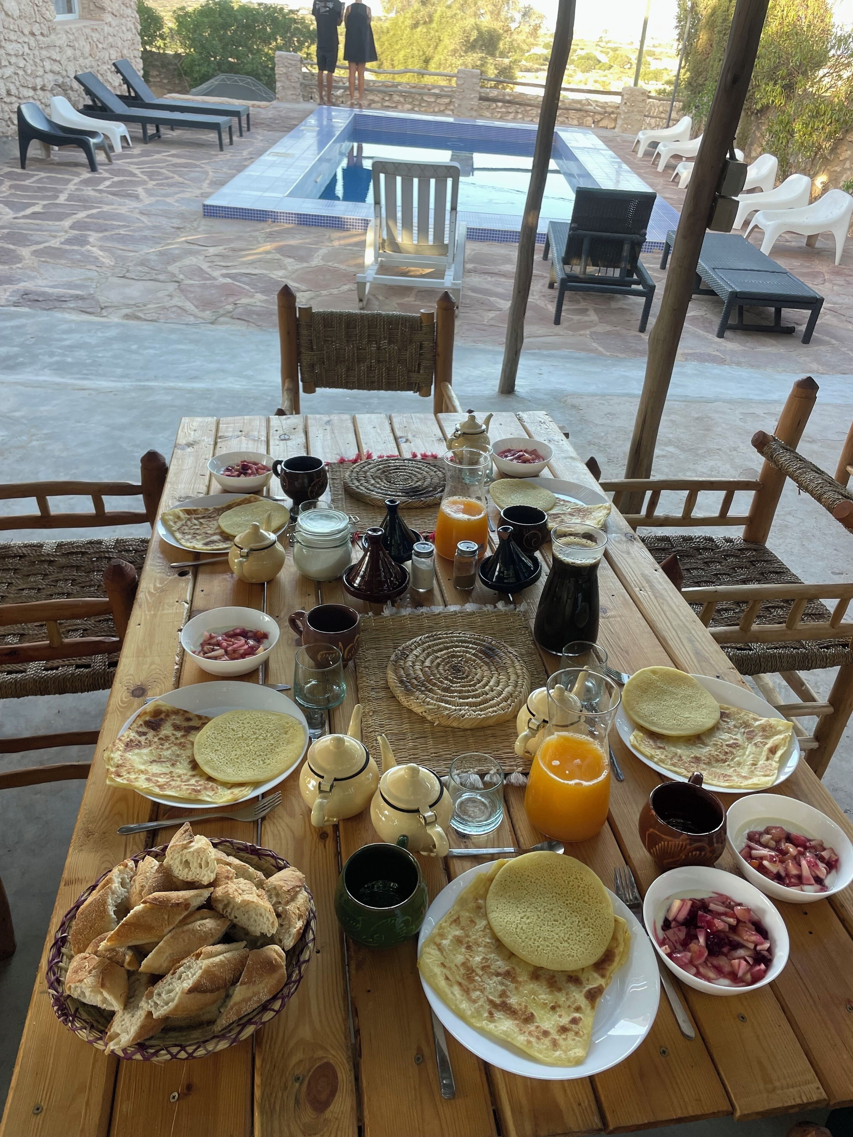 Frokostbuffé er inkludert hver dag