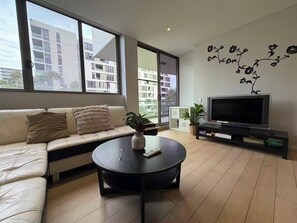Living area - Resort-Style 2BR in Zetland Near CBD (Zetland)