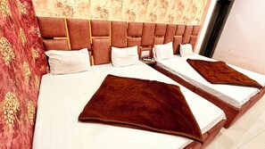 Premium bedding, desk, laptop workspace, free WiFi - Premium Hotel Sipra near Mahakal Temple (Ujjain)