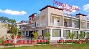 Façana frontal de l'allotjament